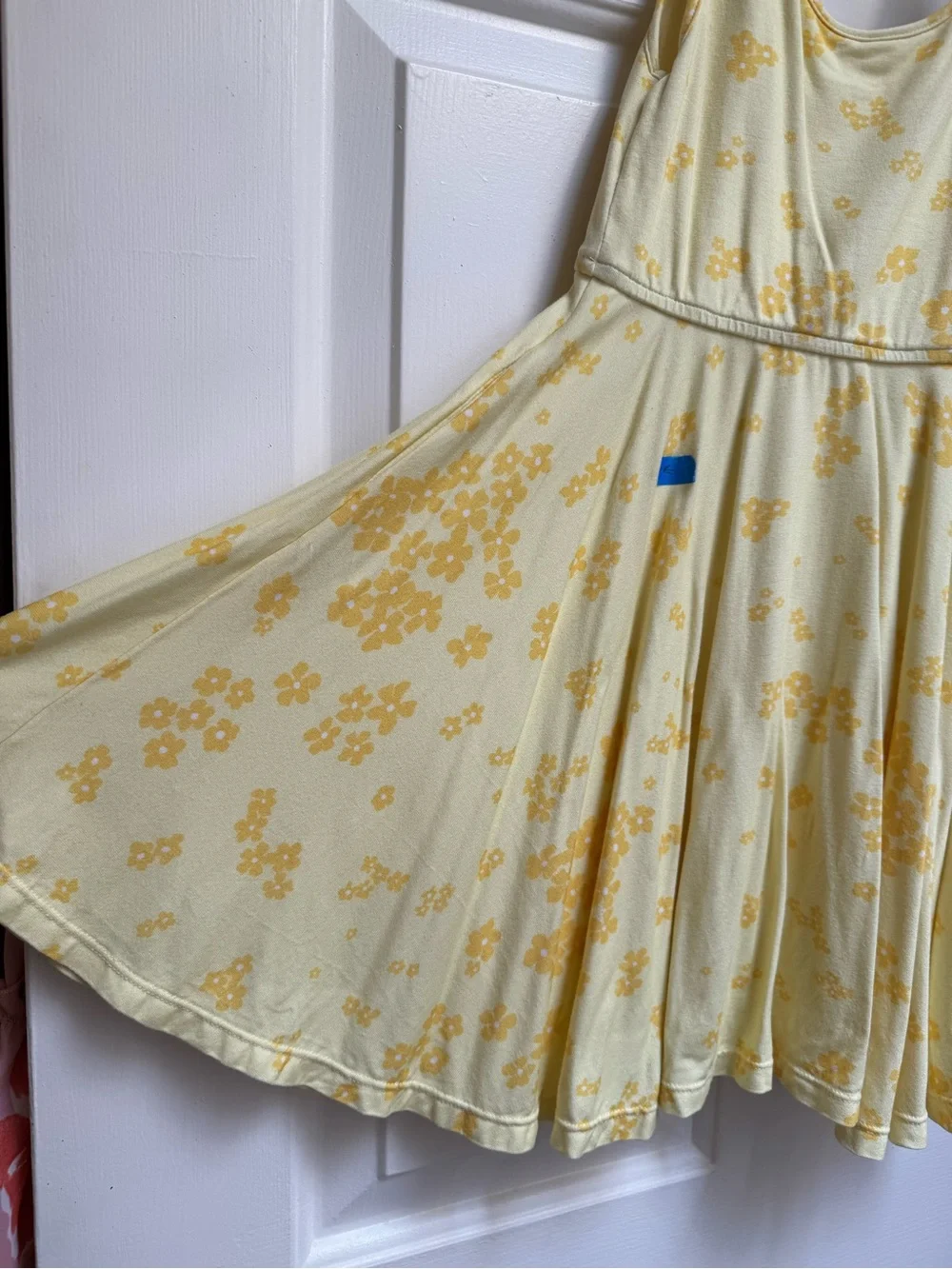 OMI JO 4T Twirl Yellow Floral with Pockets Sleeveless Circle Dress Girls WDW